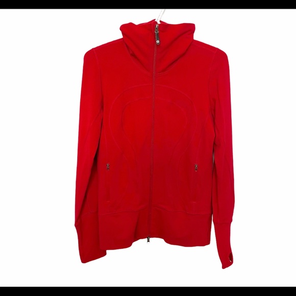 *SOLD* Lululemon stride jacket in red size 6 GUC - Picture 1 of 4